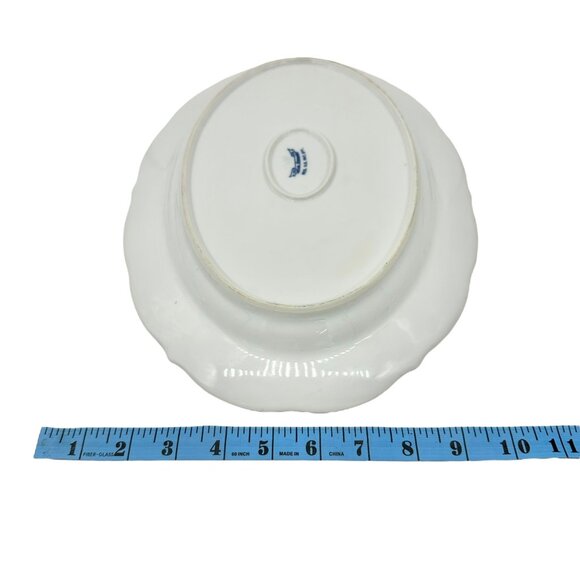 Blue Danube Oval Serving Platter 14x10 White Blue Floral Pattern Porcelain Dish - Picture 6 of 6